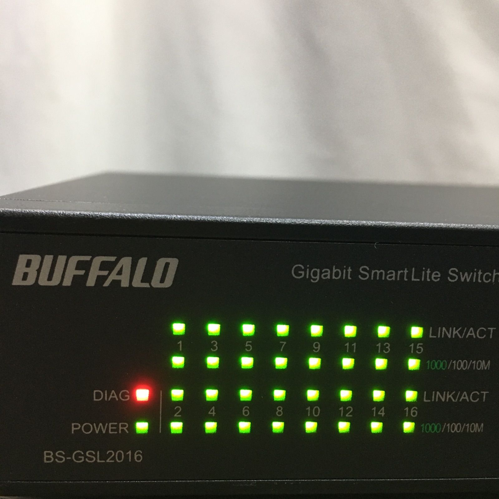 お気に入 BUFFALO BS-GSL2016 法人向け Giga対応 Layer2 スマートLiteスイッチ 16ポート