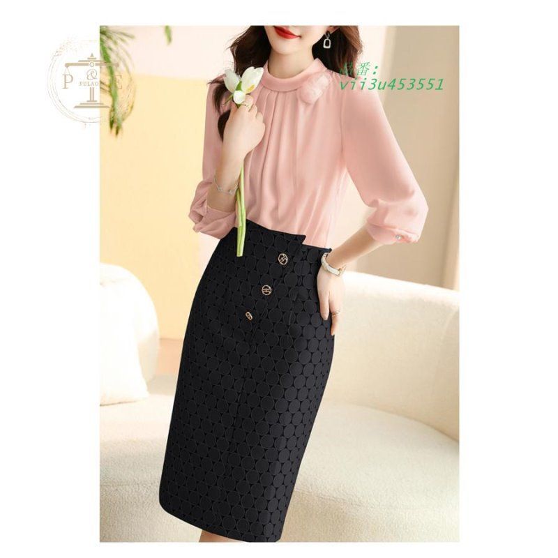 セットアップ スカートスーツ レディース タイトスカート ブラウス 長袖 通勤 シャツ 上下２点セット オフィス フォーマル ハイウェスト ロングスカート vii3u453551 FORTGASGNV_COM_BR