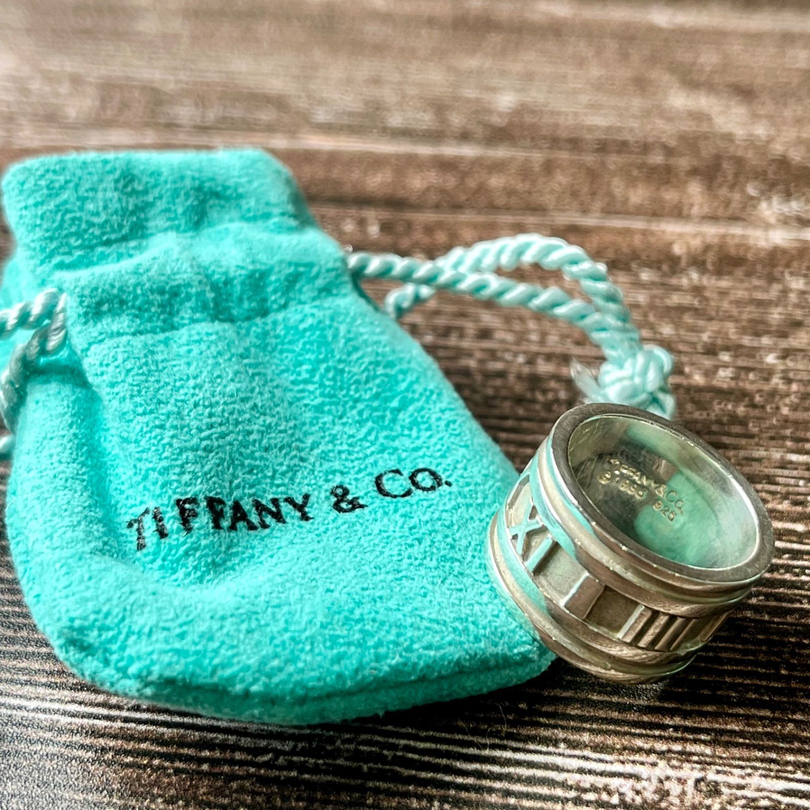 Tiffany&Co. ティファニー アトラスリングワイド 7号 SILVER925