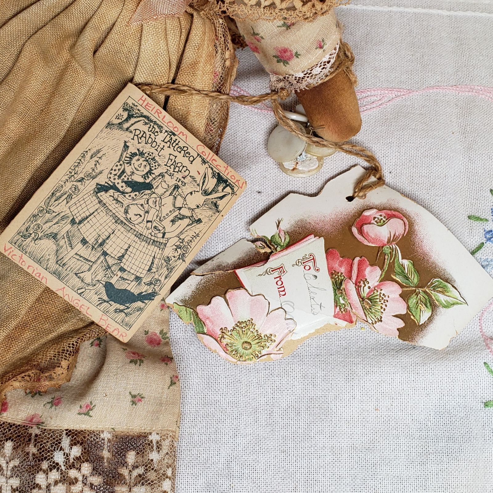 カントリードール タタードラビット【エンジェル ベア】アメリカン