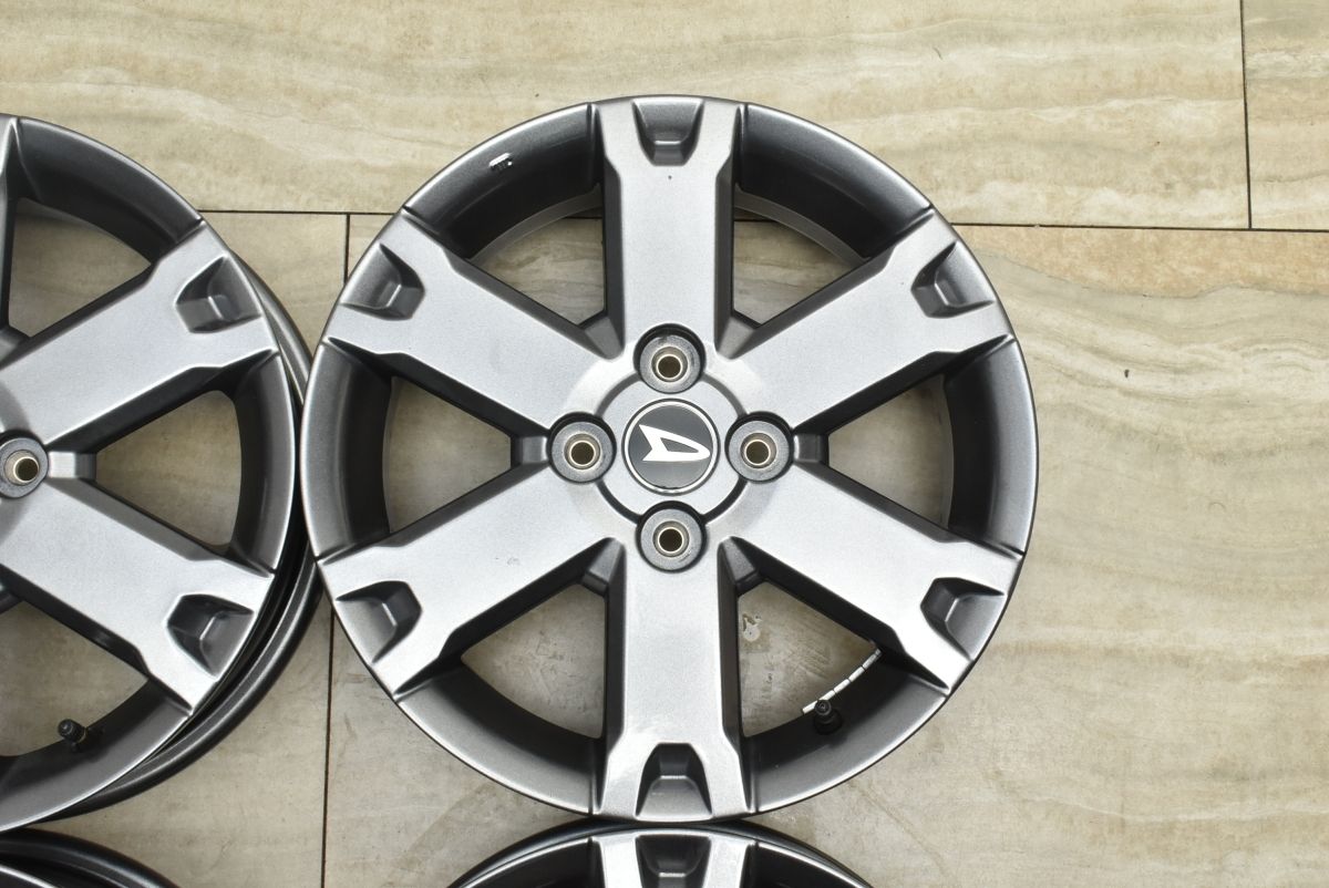 美品】ダイハツ タフト G ダーククロムベンチャー 純正 15in 4.5J +45