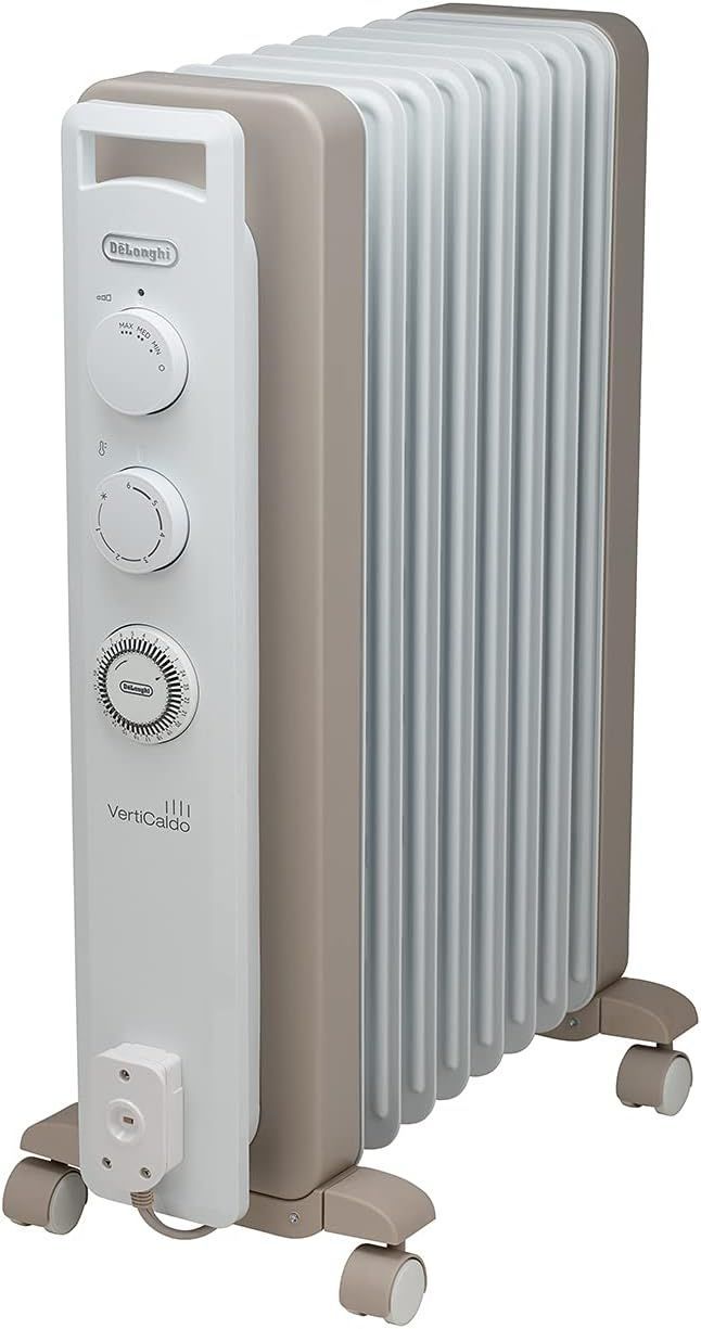 DeLonghi デロンギ オイルヒーター RHJ21F0812-WH タイマー付き 3段階切替 静音暖房 安全設計 8畳対応 2019年製