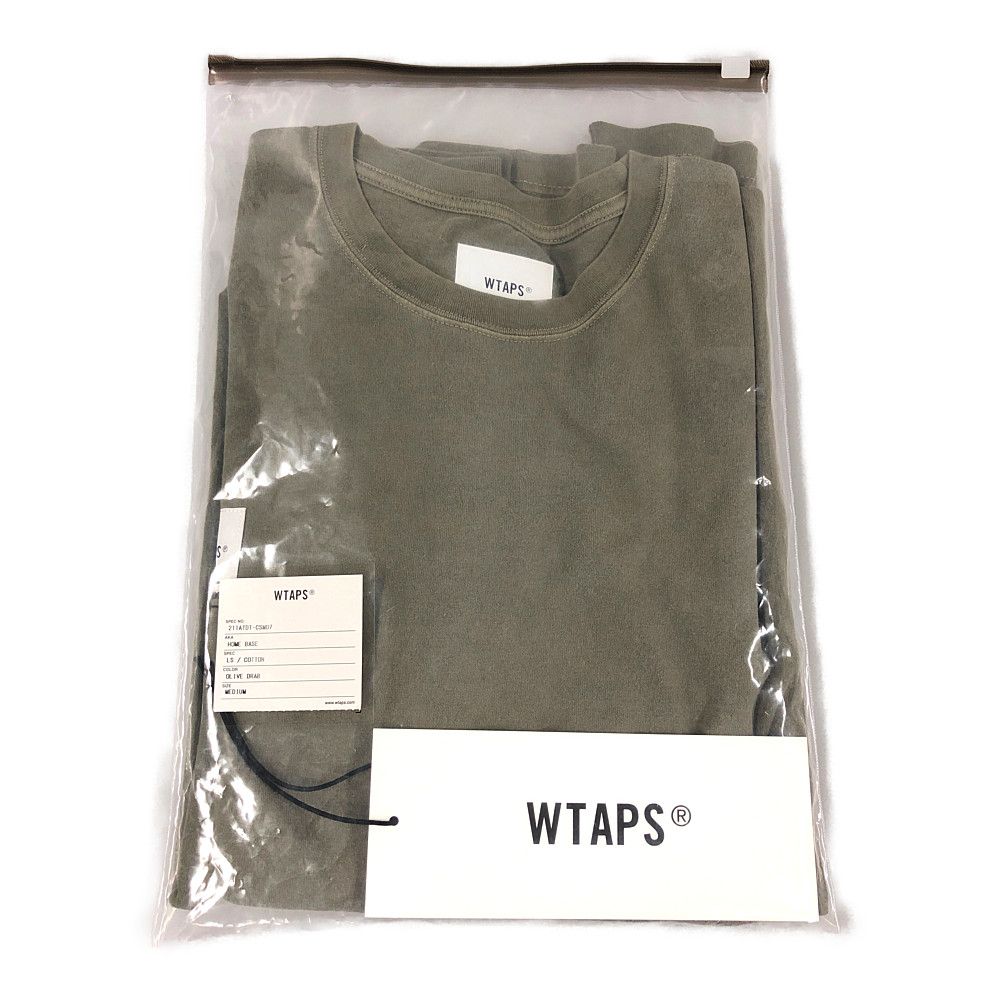 WTAPS ダブルタップス 21SS HOME BASE LS / COTTON 加工 ロング長袖Ｔ