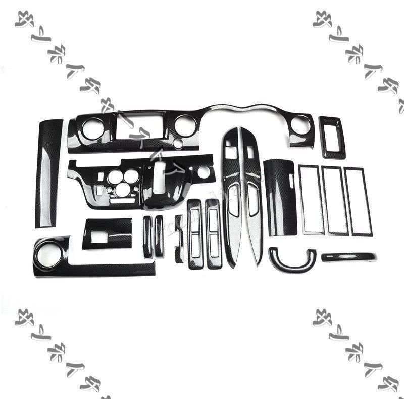 ABS製 カーボン調 日産 NV350 キャラバン 内装パネル 19枚セットYR人気注目