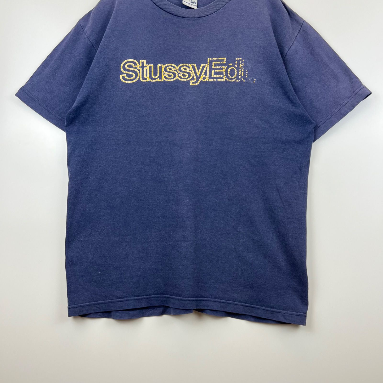 00s USA製 STUSSY 両面プリント ワールドツアー スウェット L USA製》stussy☆ステューシー☆L☆四大都市ロゴ☆両面プリント