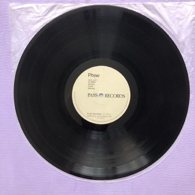 Phew フュー LP レコード 国内オリジナル盤 見本盤　帯付 Phew フュー LP レコード 国内オリジナル盤 見本盤 帯付
