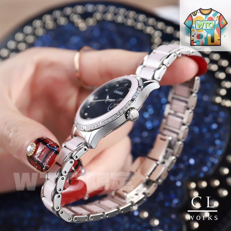 CHANEL 今日特価】シャネル ピンクセラミック クリスタル