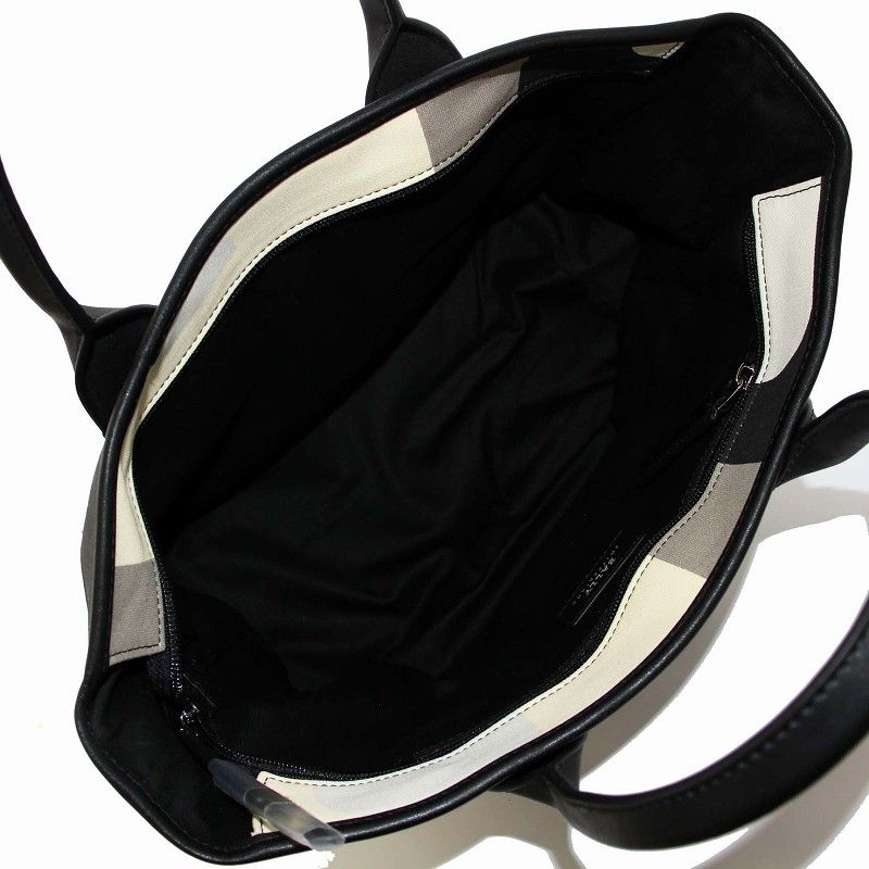 バリー BALLY トートバッグ ハンドバッグ 総柄 白 黒 /KH - メルカリ 