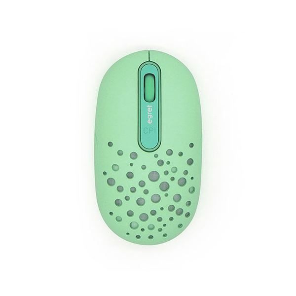 ビジネスハーモニー EGRET HappiE LEDがふんわり光る高機能充電式ワイヤレスマウス ミント EM23-H2
