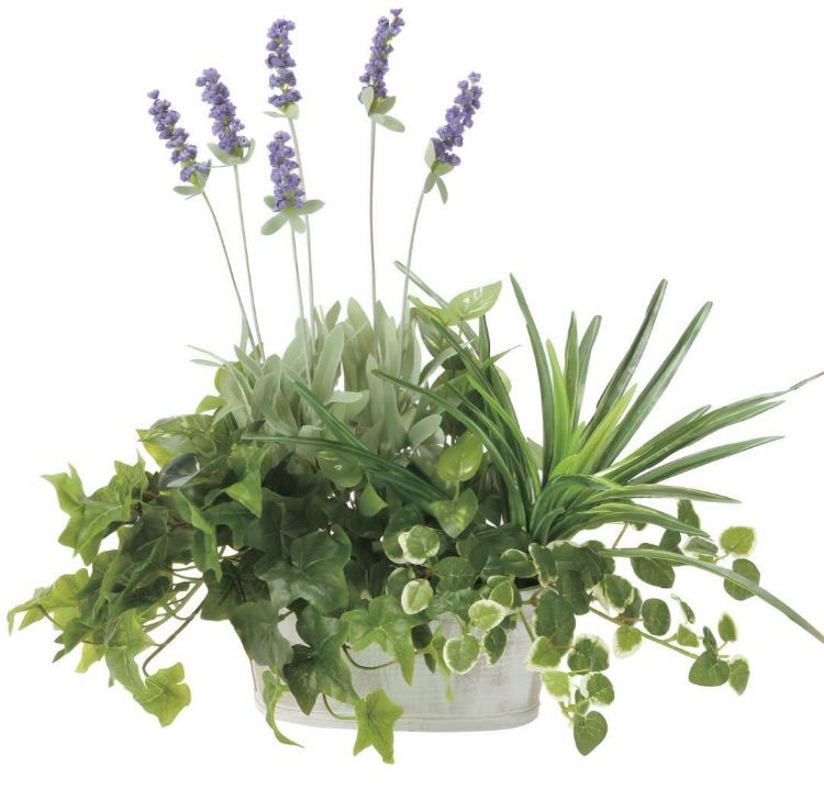 光触媒　人工観葉植物　ウォールグリーン　フェイクグリーン　寄せ植えラベンダー 光触媒 人工観葉植物 ウォールグリーン フェイクグリーン 寄せ植え