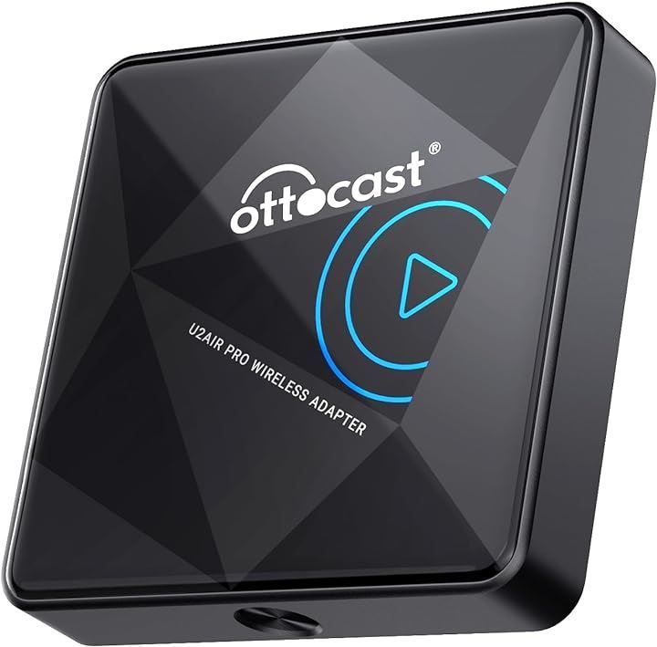 OTTOCAST オットキャスト U2-AIR Pro ワイヤレス カープレイ CarPlay アダプター Apple CarPlayをワイヤレス化 技適取得済み品