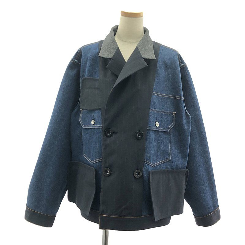 sacai Chalk Stripe Bonding Jacket(サイズ3)