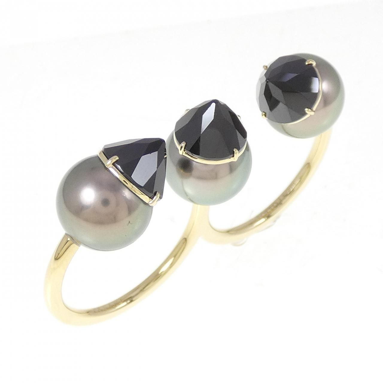 タサキ 黒蝶パール リング