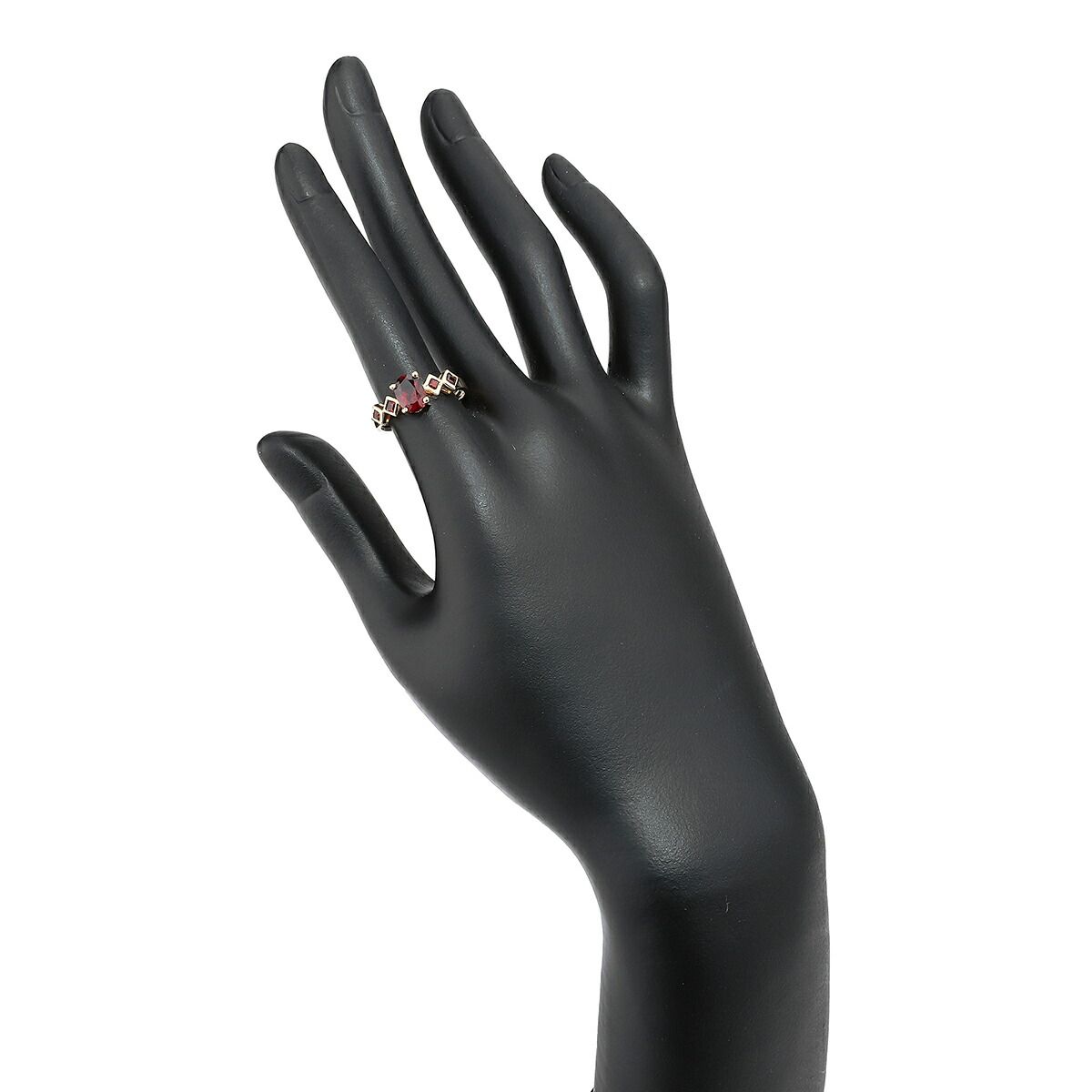 リング 指輪 ガーネット 1.03ct K18 12号 中古 プレラブド 返品OK  
