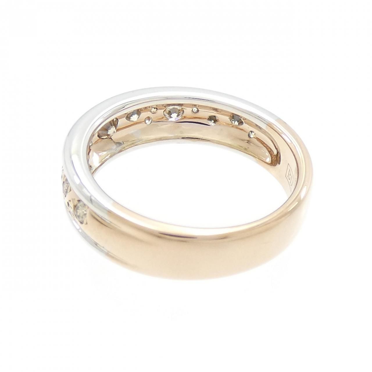 PT900 リング 指輪 14号 ダイヤ 1.00 SI1 鑑定書 総重量約6.4g