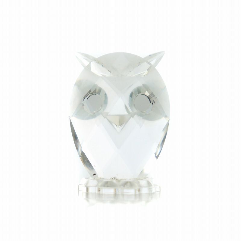 スワロフスキー　フクロウ&シェル SWAROVSKI スワロフスキー クリスタル フクロウ M 1003326