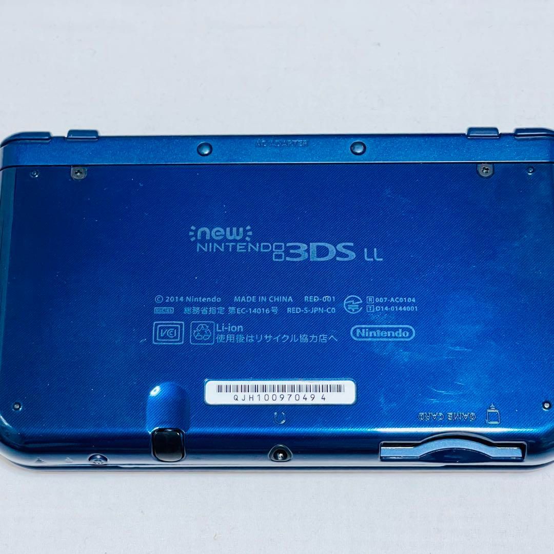 中古 New ニンテンドー 3DS LL 本体 ポケモンバンク メタリックブルー 