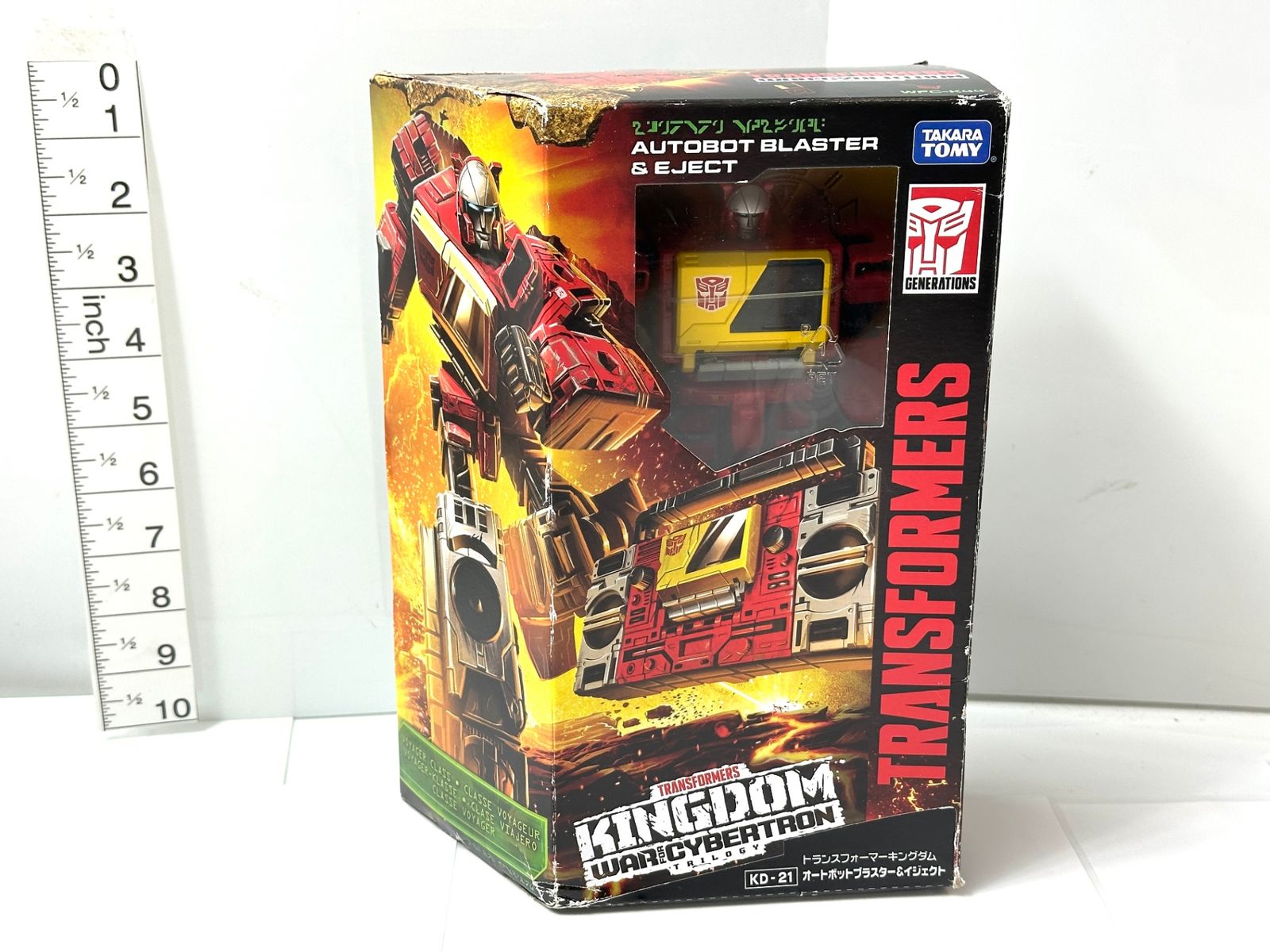 開封済み・未使用品 トランスフォーマー キングダムシリーズ KD