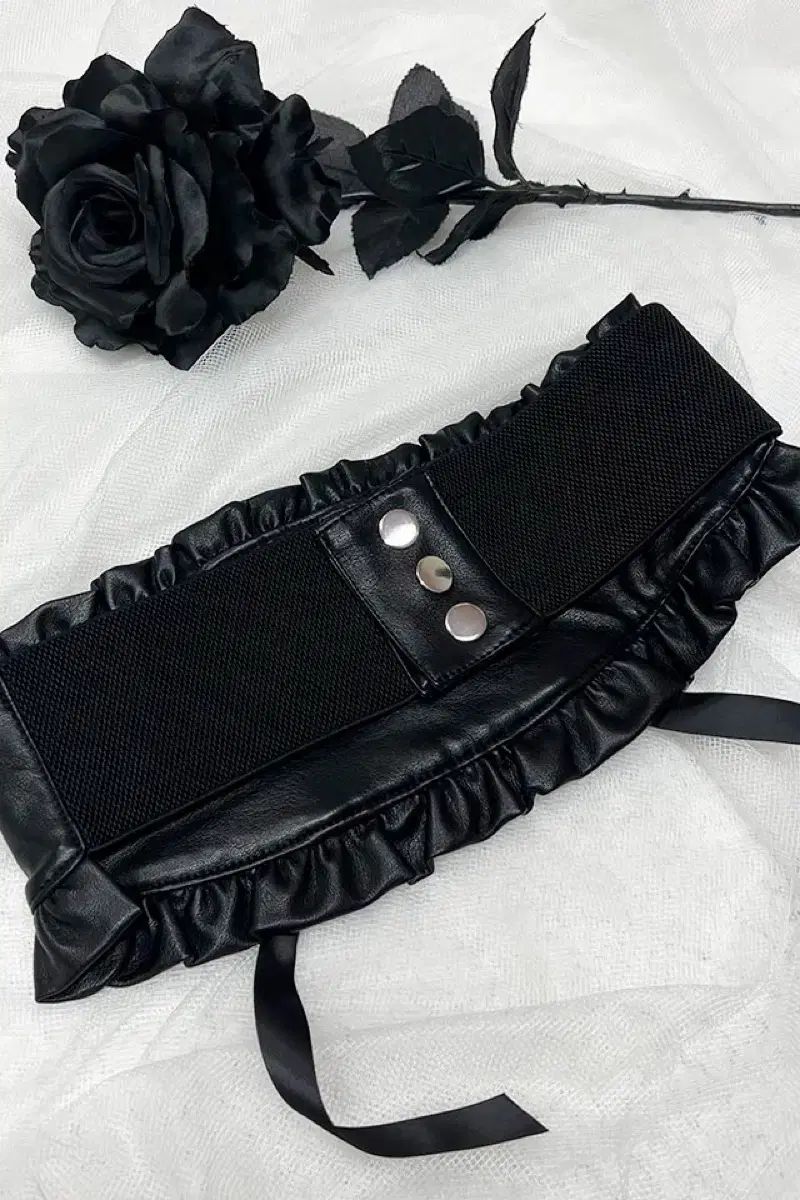 火星 プリンセス メロディー プリメロ フリルの コルセット ベルト ブラック 地雷系