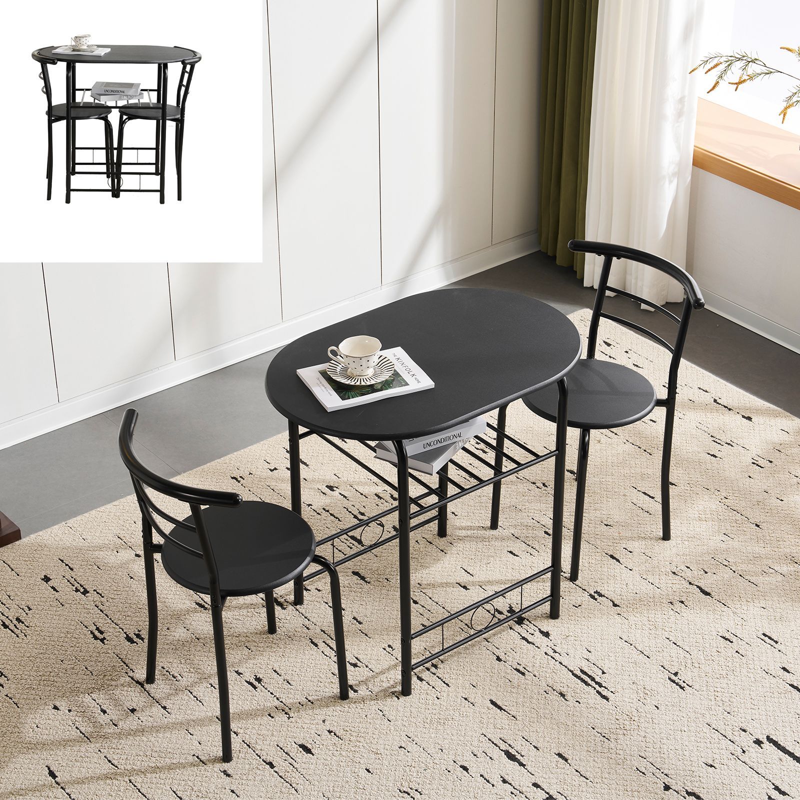 セール ダイニングテーブルセット 2人用 3点セット テーブル 1点