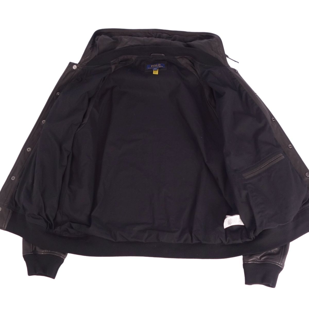 (美品) POLO RALPH LAUREN レザージャケット 黒 L POLO RALPH LAUREN - 美品 ポロラルフローレン POLO RALPH