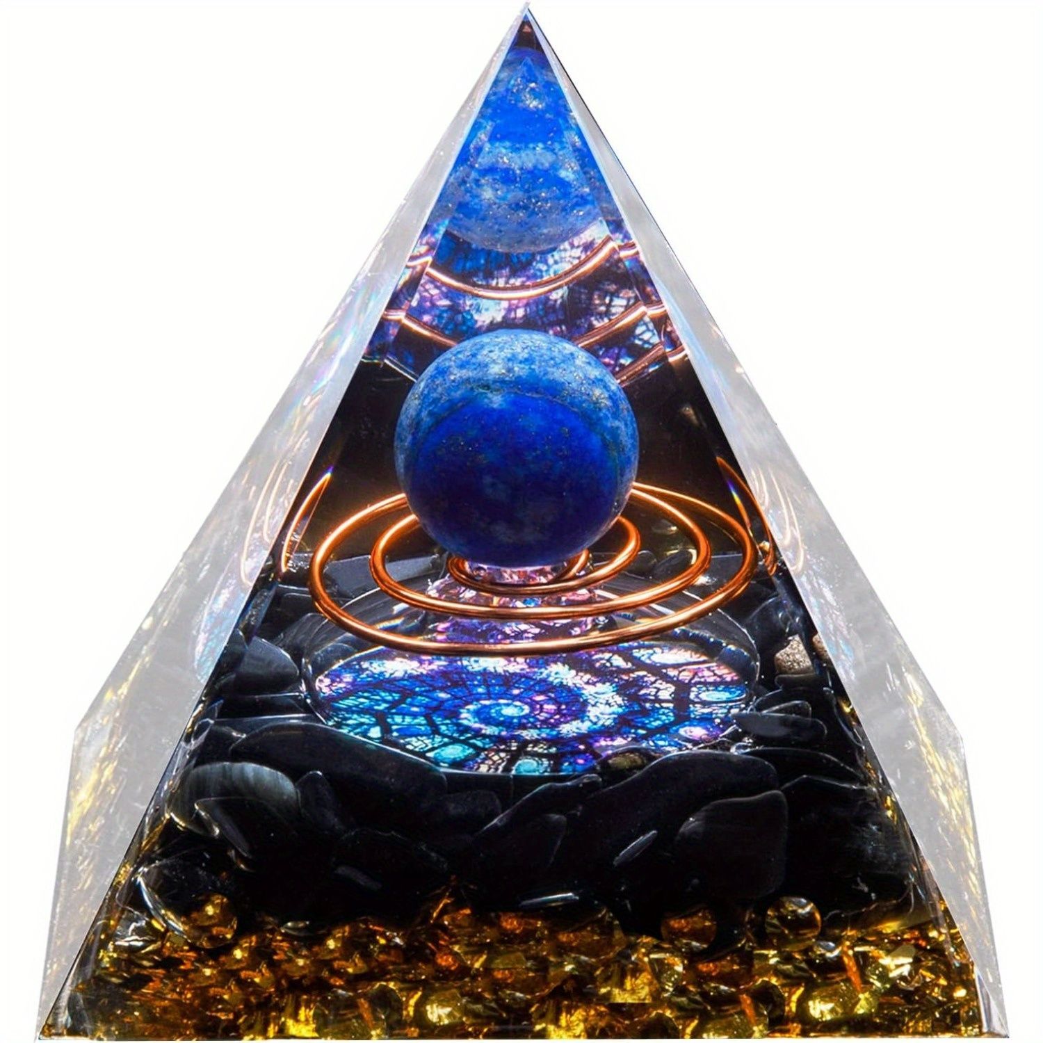 DRTMLY オルゴナイト クリスタル ピラミッド ラピスラズリ ヒーリング