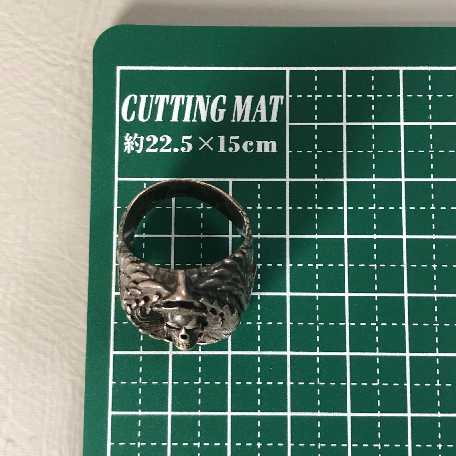 Harley-Davidson 17号 指輪 silver刻印 スカル ガイコツ 骸骨