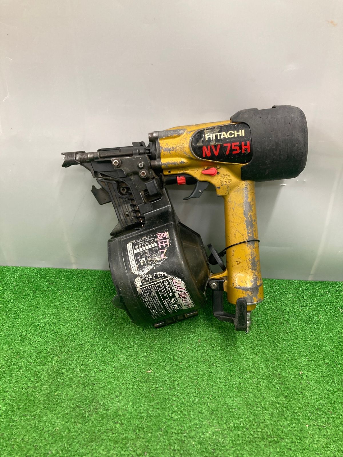 中古品】【0922】☆日立工機 75ｍｍ高圧エア釘打機 NV75H ITLH3UKAXXOG - メルカリ