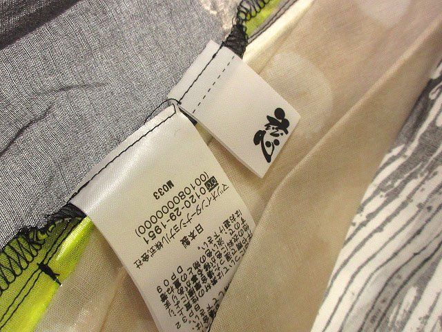ジウ 慈雨 センソユニコ チュニック ブラウス ワンピース 40 プリント マルチカラー 2021SS ロングベスト トップス レディース ジウ 慈雨 センソユニコ チュニック ブラウス ワンピース 40