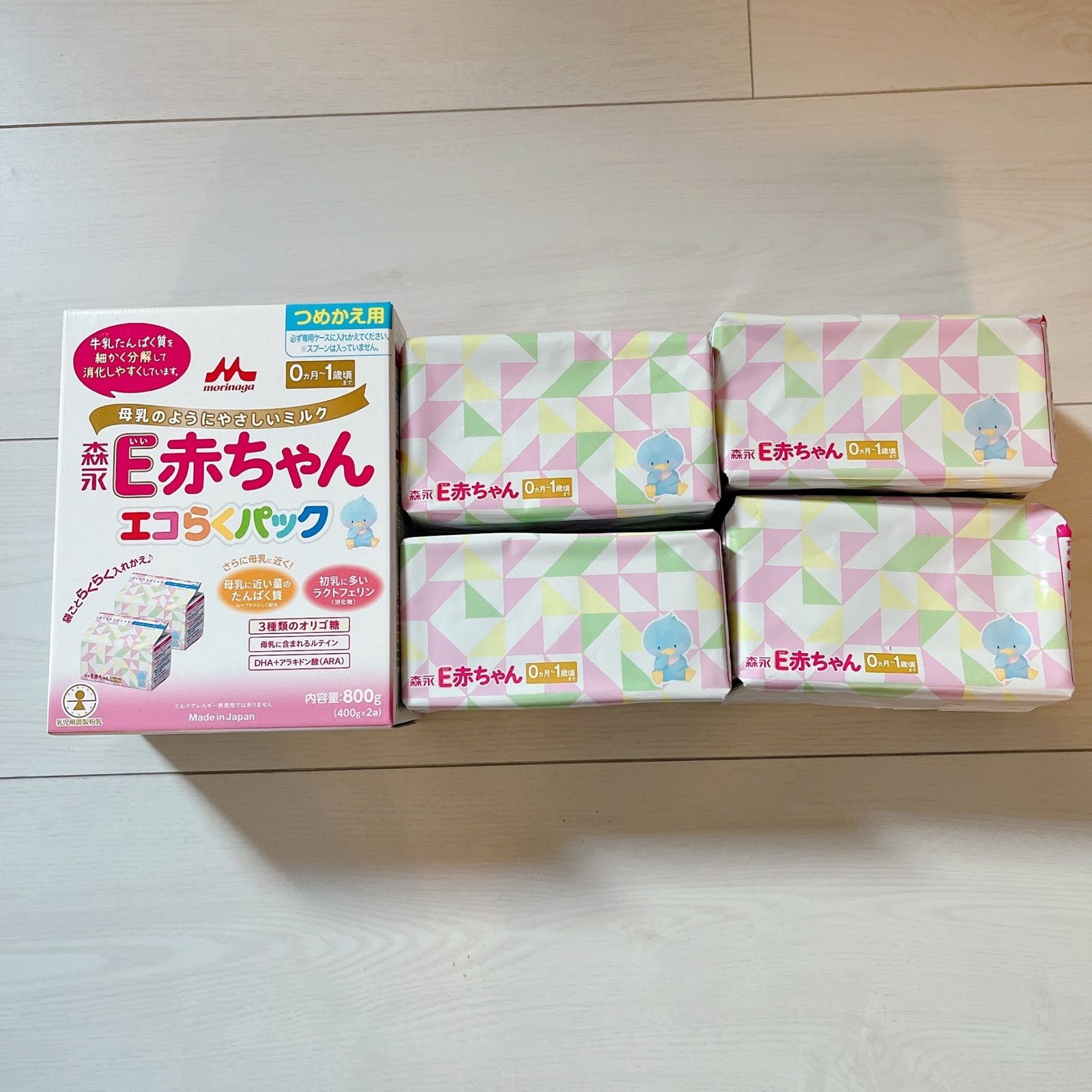 森永E赤ちゃん エコらくパック詰め替え 400g×2袋 - 食事