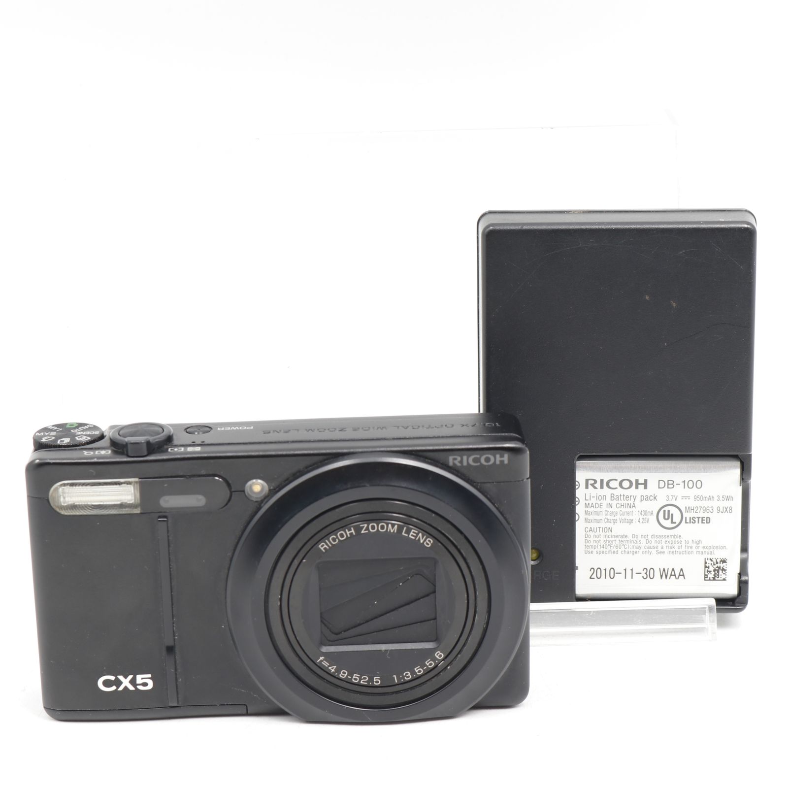 ジャンク　RICOH CX5 光学10.7倍ズーム ブラック CX5BK ジャンク RICOH CX5 光学10.7倍ズーム ブラック CX5BK - メルカリ