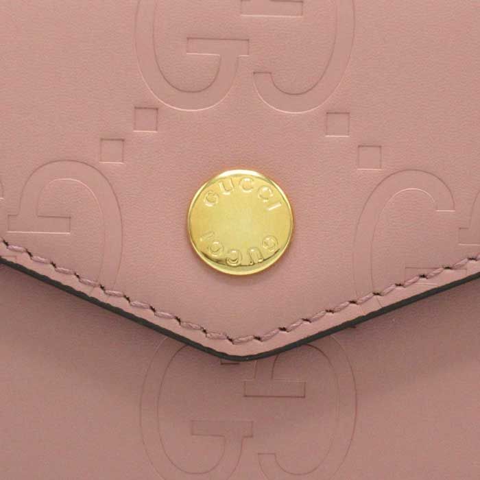 グッチ 財布 三つ折り財布 GUCCI GILBERT GGレザー ウォレット 772793  