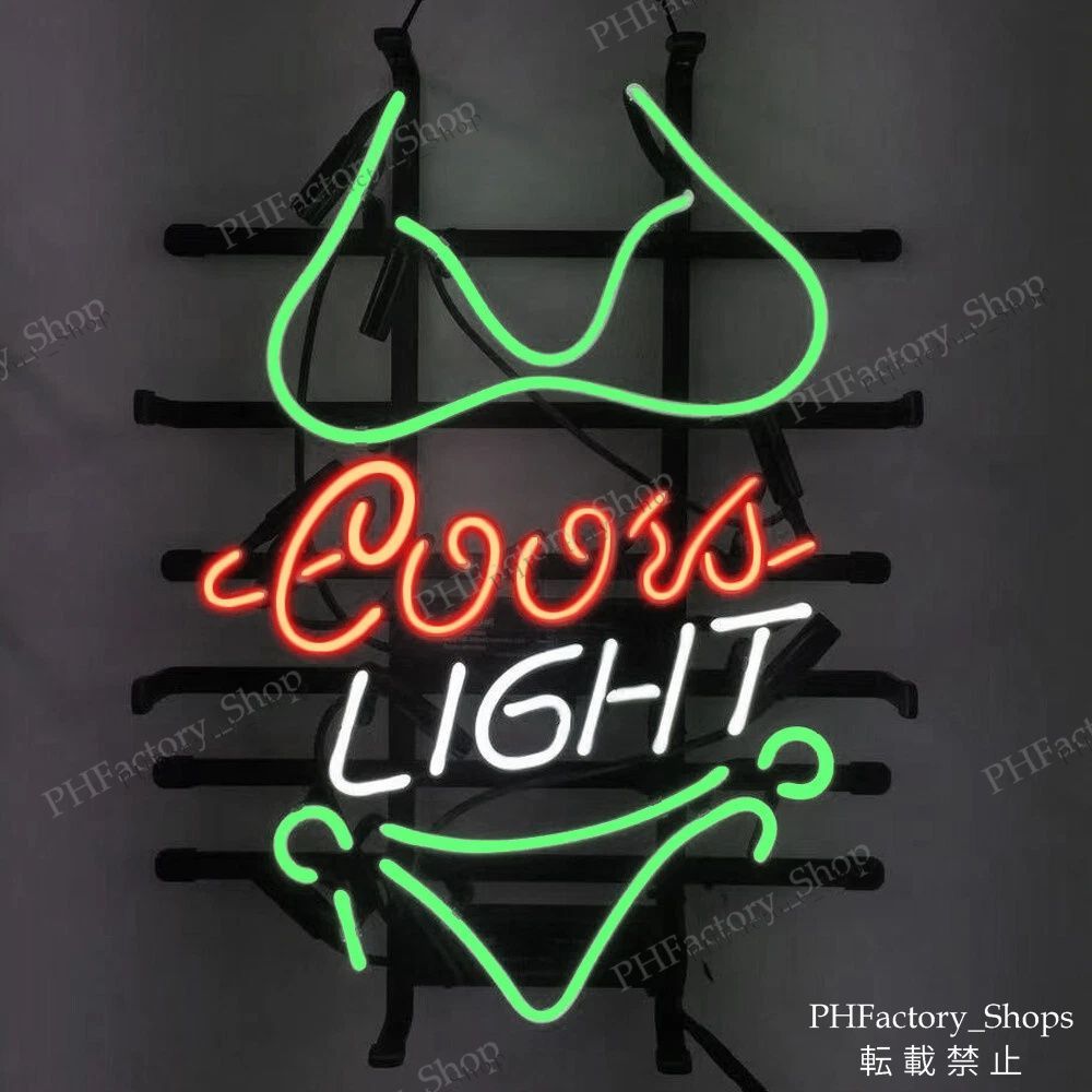 ネオン管 クアーズ ZIMA ライト バー ビール COORS ディスプレイ ネオン管 Coors Light ネオンサイン 看板 ネオン看板 オーダー