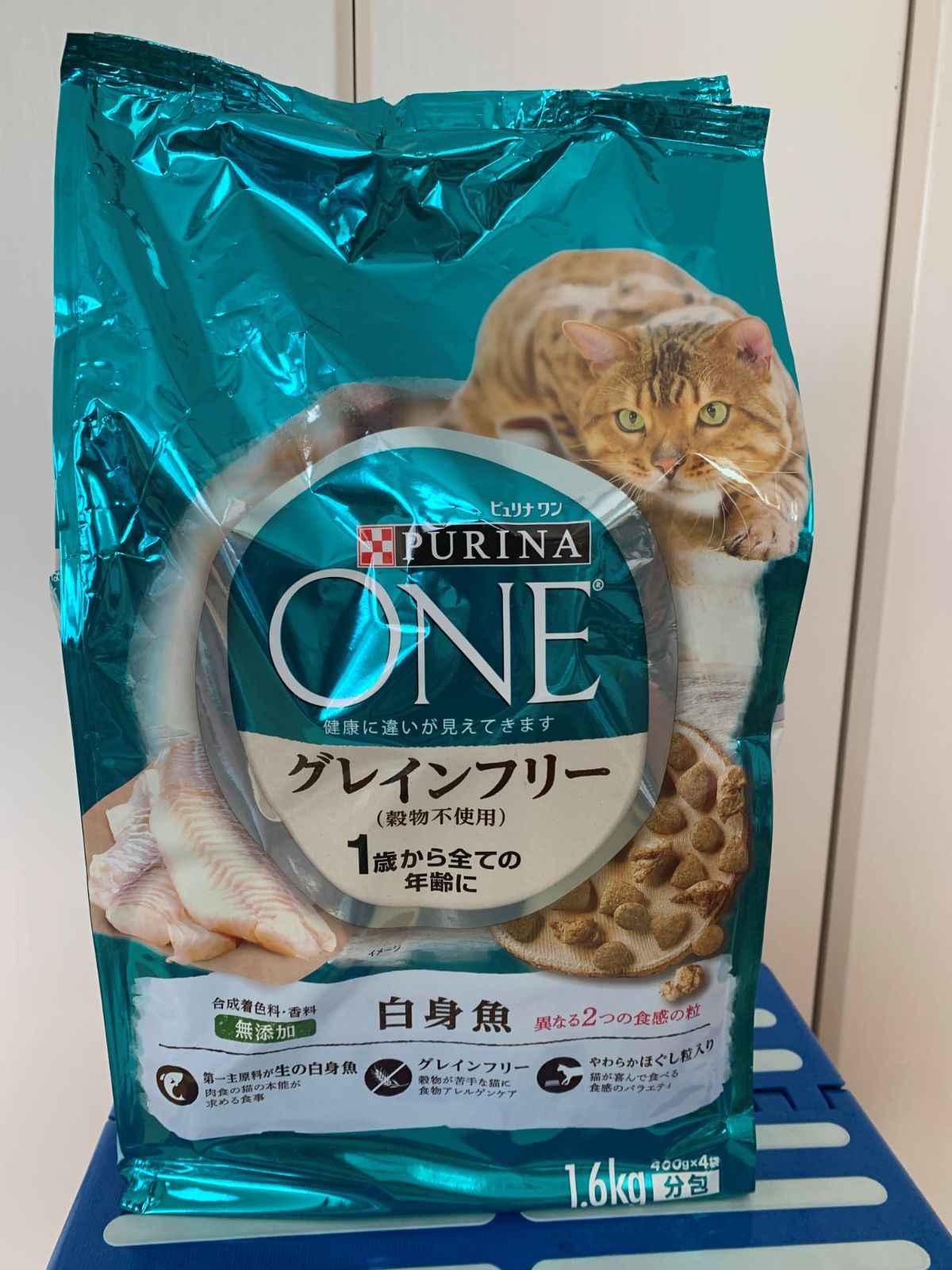 ネスレピュリナ ピュリナワン キャット グレインフリー 白身魚 1.6kg