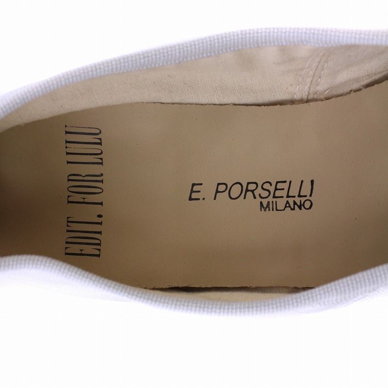 EDIT. FORLULU × E. Porselli バレエシューズ ベージュ PORSELLI/ポルセリ】別注バレエシューズ（バレエシューズ