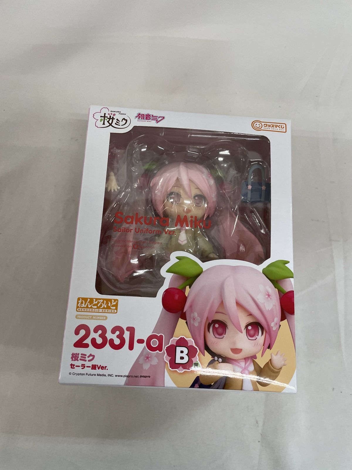 桜ミクセーラー服ver フィギュア 2331-aねんどろいど新品未使用品‼️B賞 未開封】ねんどろいど2331-a 桜ミク セーラー服 Ver. 「グッスマくじ