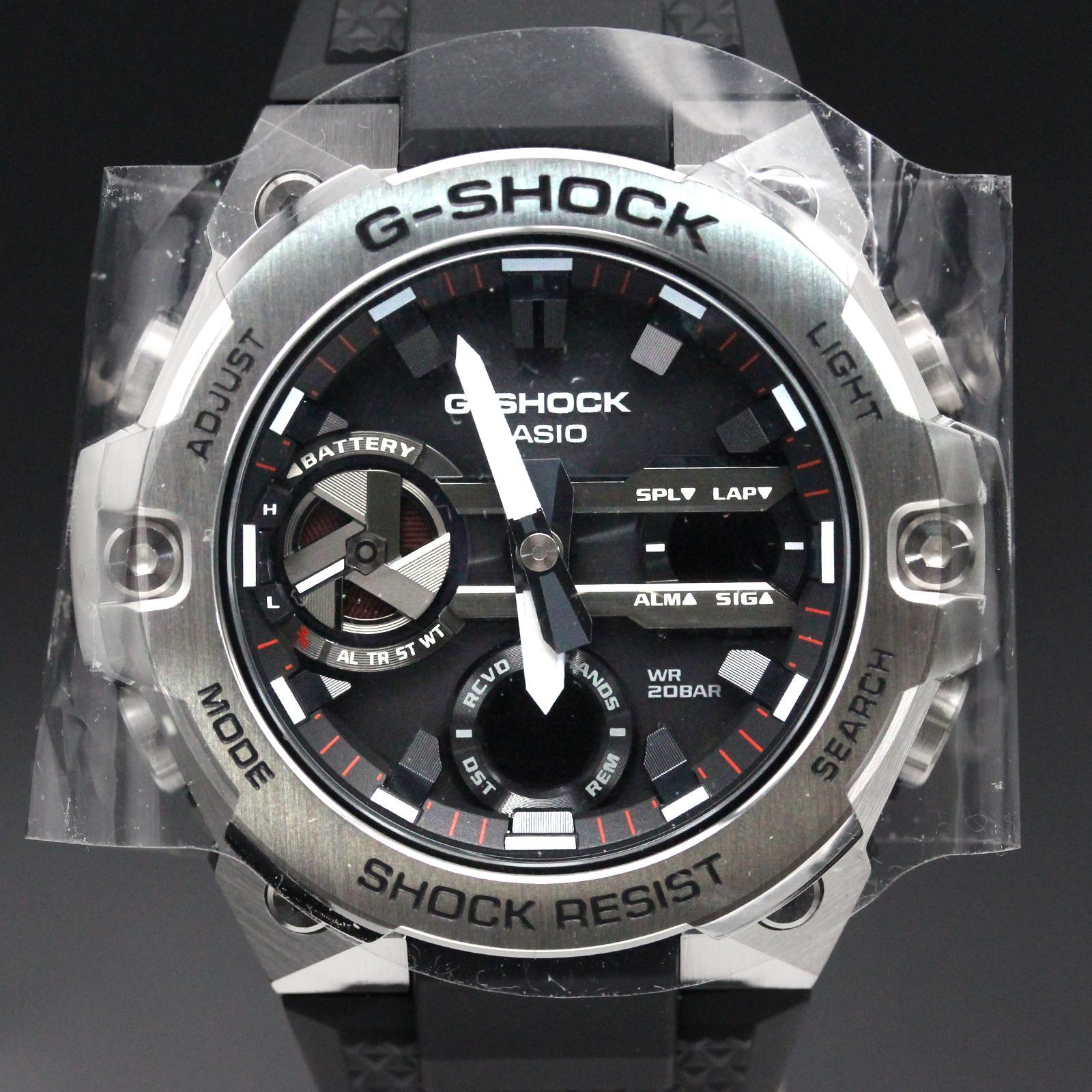80腕回り最小カシオ CASIO 腕時計 メンズ G-SHOCK ジーショック Gショック GST-B400-1AJF 黒