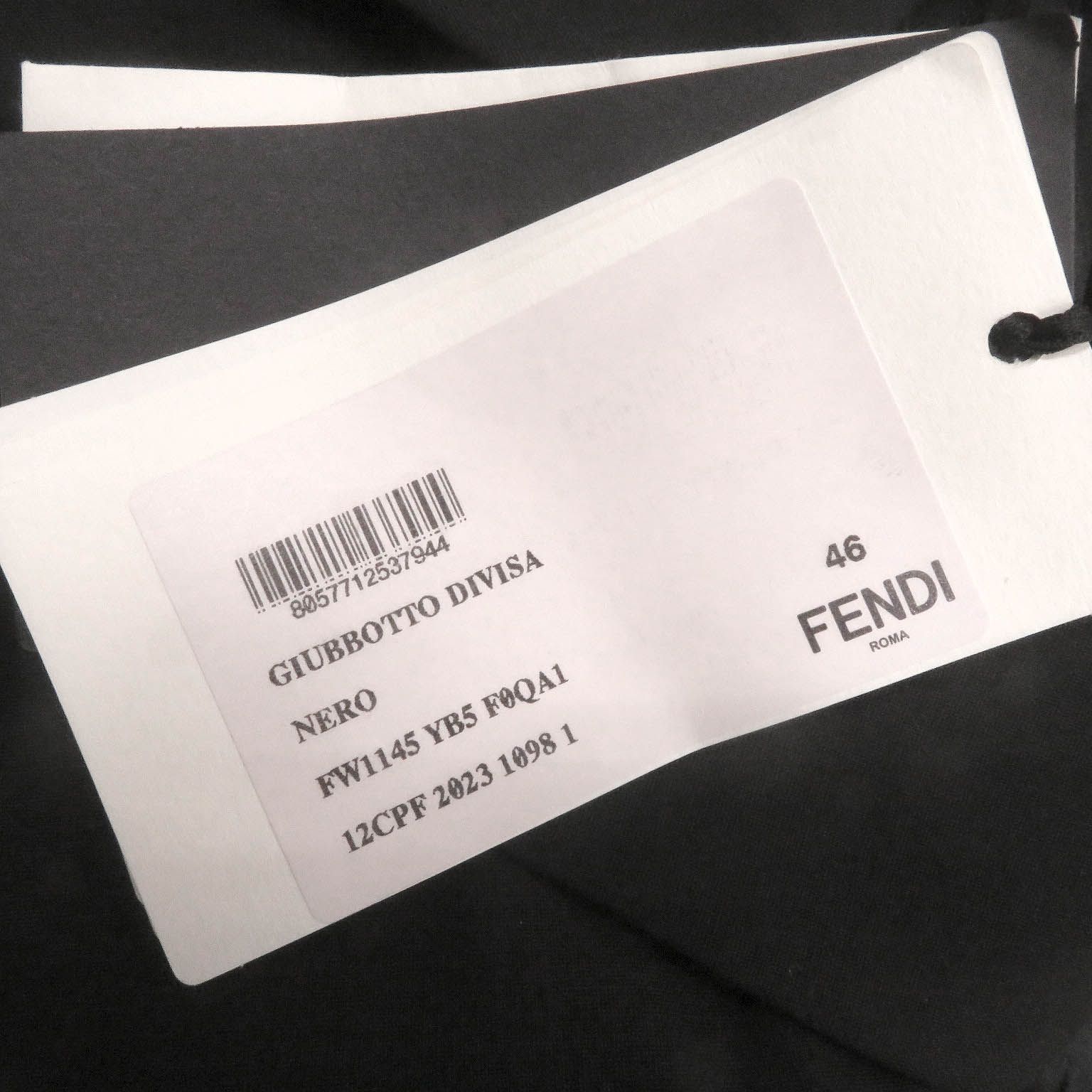 未使用品□FENDI フェンディ 2023年製 FW1145 ロゴワッペン