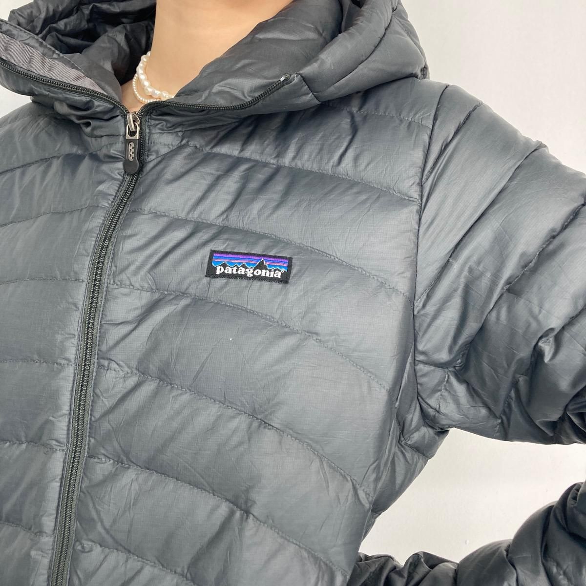 古着 12年製 パタゴニア Patagonia ダウンセーターフーディ 84710FA12 ダウンジャケット レディースL/eaa296408