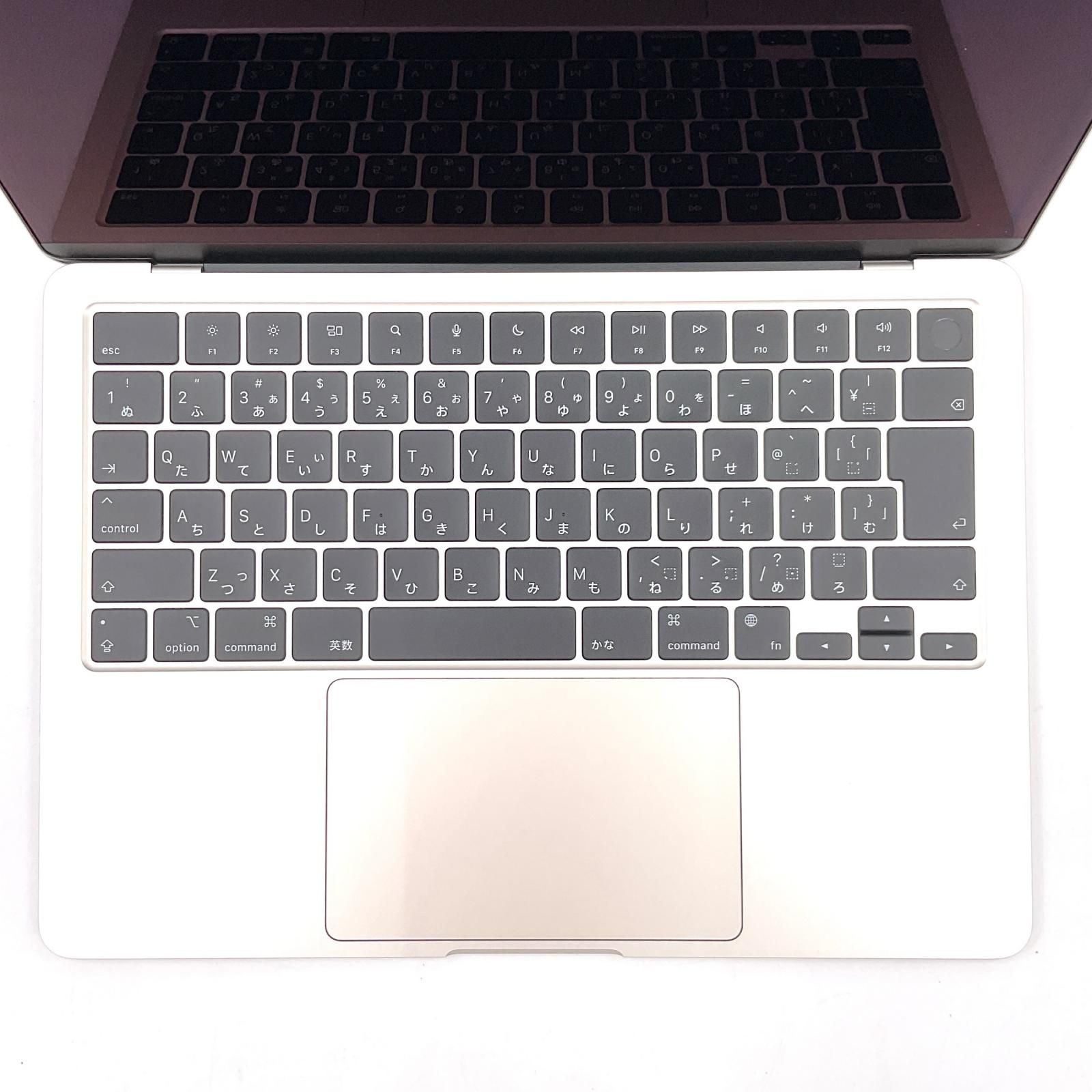 超美品】MacBook Air M2 16GB 512GB スターライト - メルカリ