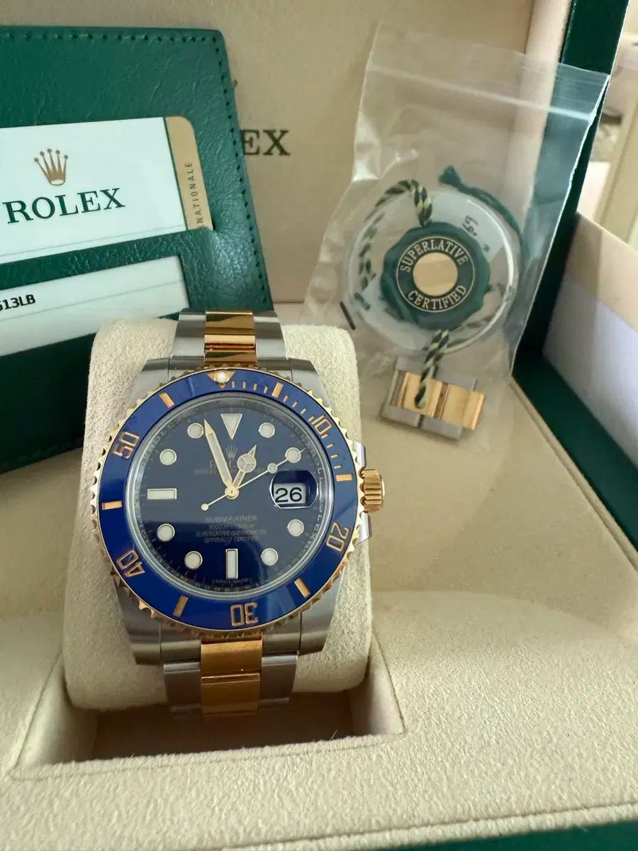ROLEX(ロレックス) サブマリーナー 青文字盤 コンビCLEANクリーン工場