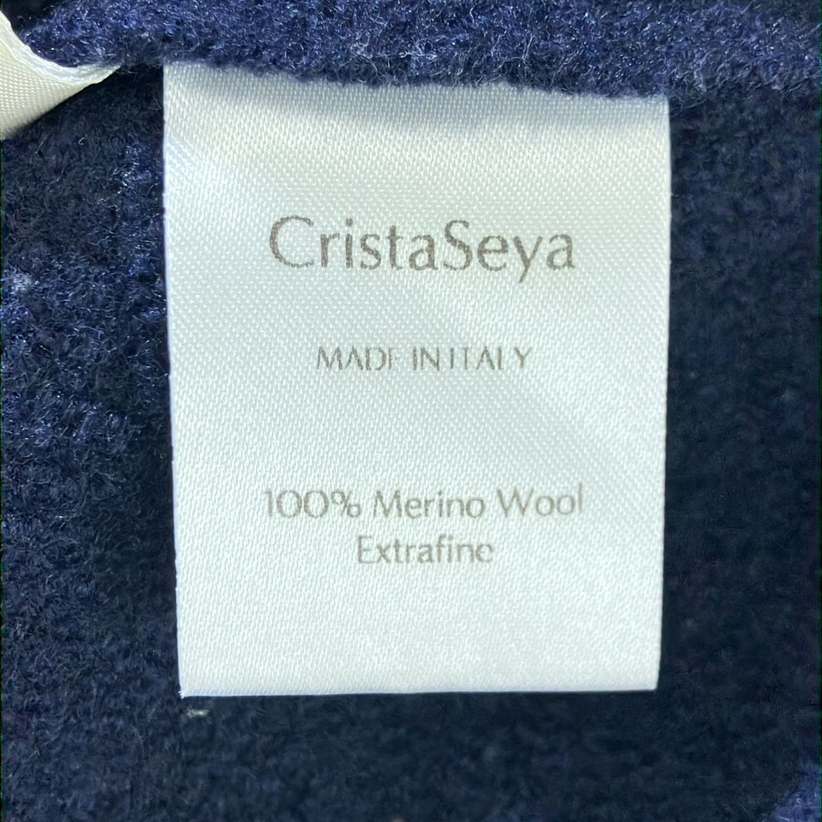 【CRISTA SEYA / クリスタ セヤ】ウール　カフタン CristaSeya クリスタセヤ Wool Caftan メリノウールカフタン