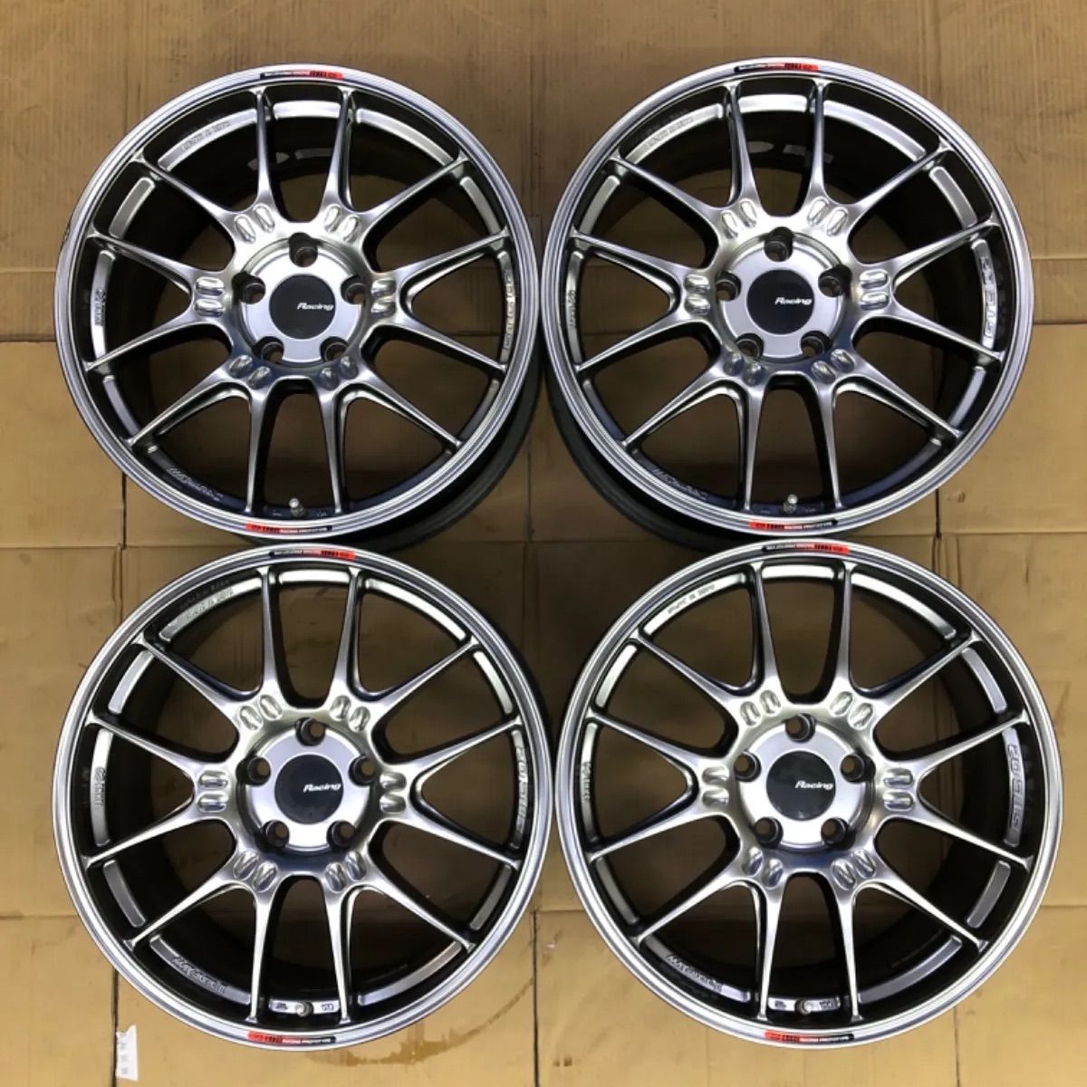 ENKEI racing GTC02 18インチ 8J 5H 114.3 45 クラウン マークX