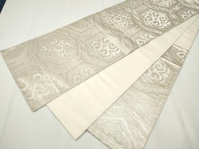 平和屋着物○西陣 川島織物 六通柄 本袋帯 冊子絵巻飛鶴枝