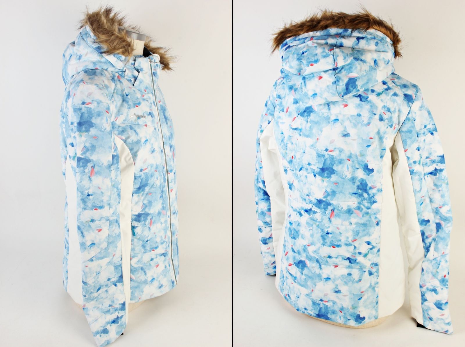 phenix - 訳あり フェニックス レディース スキーウェア セットアップ Lサイズ ブルー Water Color Two Piece 上下セット Phenix R2502-256 訳あり フェニックス レディース スキーウェア セットアップ L