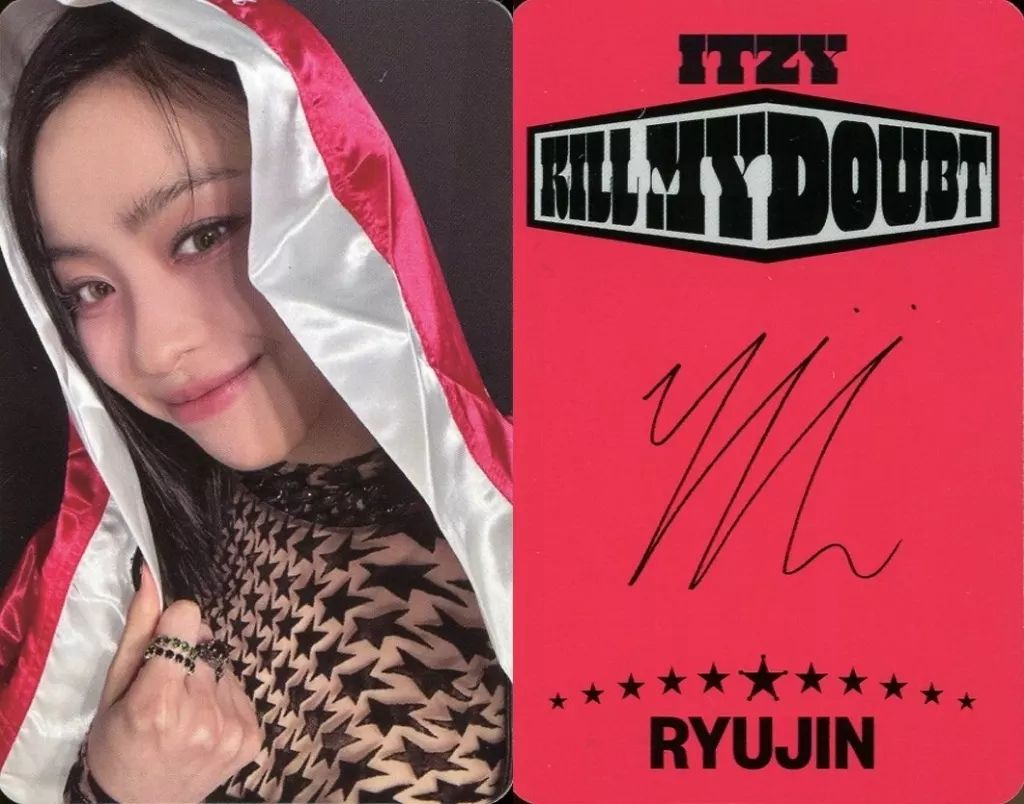 ITZY リュジン shopee シンガポール リュジン ポラロイド風