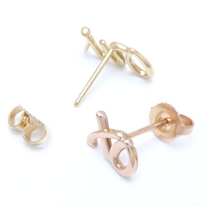 TIFFANY&Co. ティファニー ラブ&キス Oui ピアス シングルピアス2点