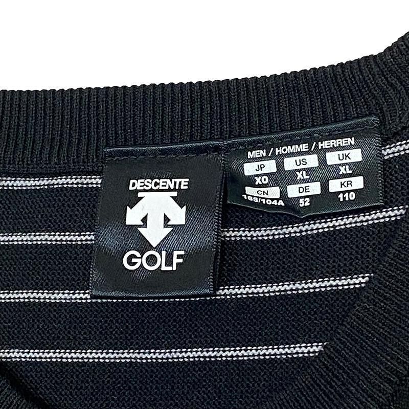 DESCENTE GOLF デサントゴルフ ウール混ニットセーター XO 2311-NP-09 