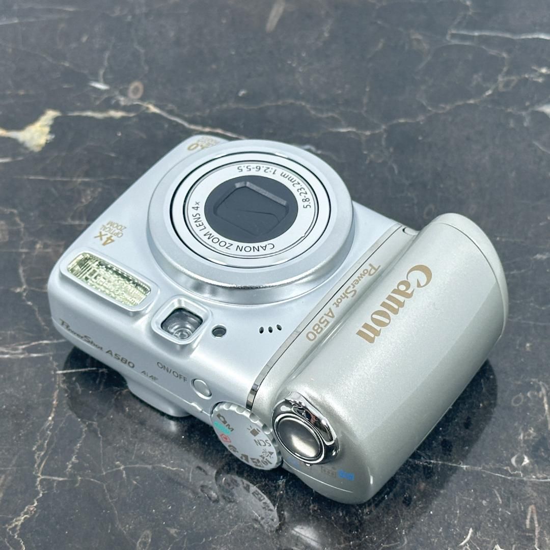 カメラ 【美品】Canon PowerShot A580 単3電池駆動 キャノン パワー
