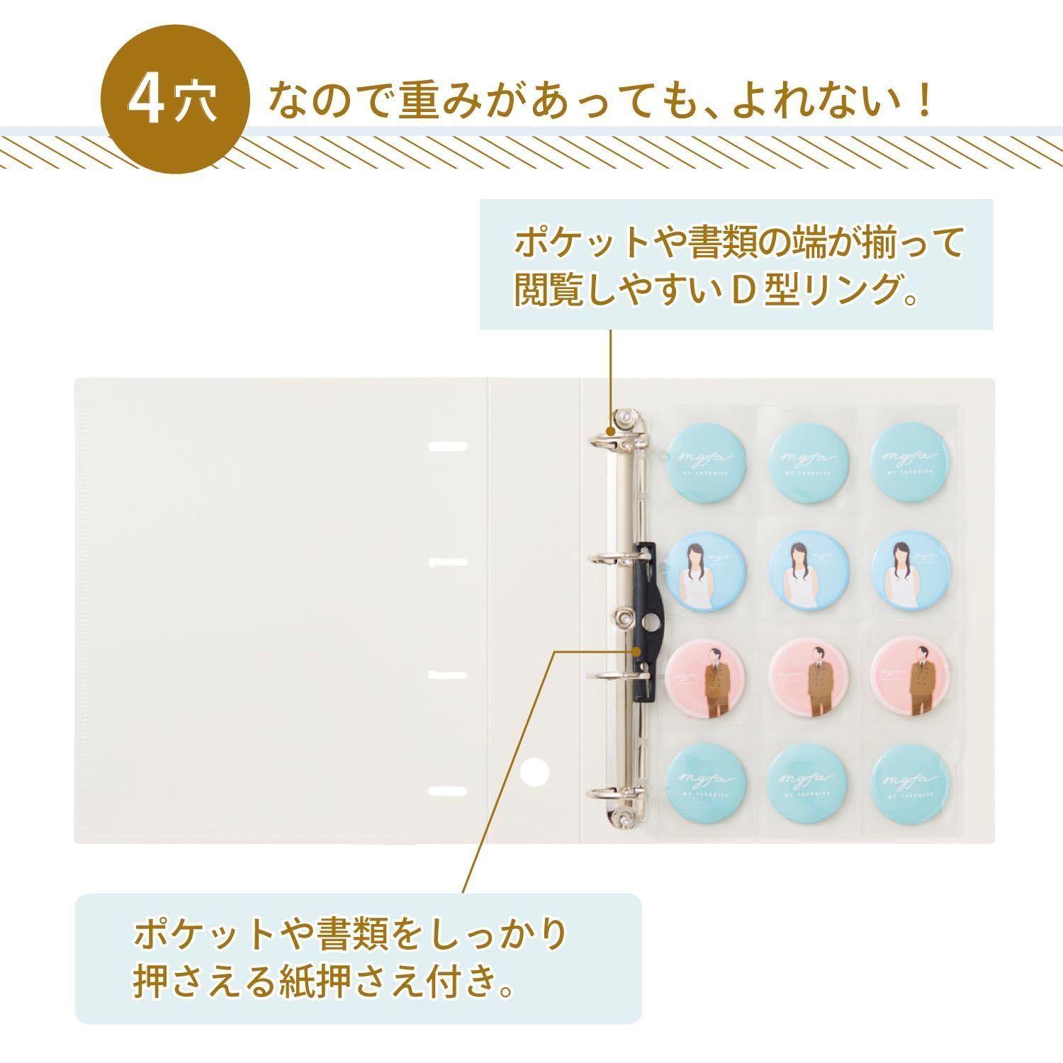 Folie Fatale ファンブックセット 4点 リヒトラブ myfa 推し活 4穴リング コレクションファイル ワイド
